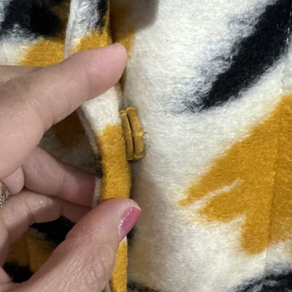 RARA AVIS By Iris Apfel Statement Turtleneck Coat Bold Designer Sz L NWT - Picture 7 of 16